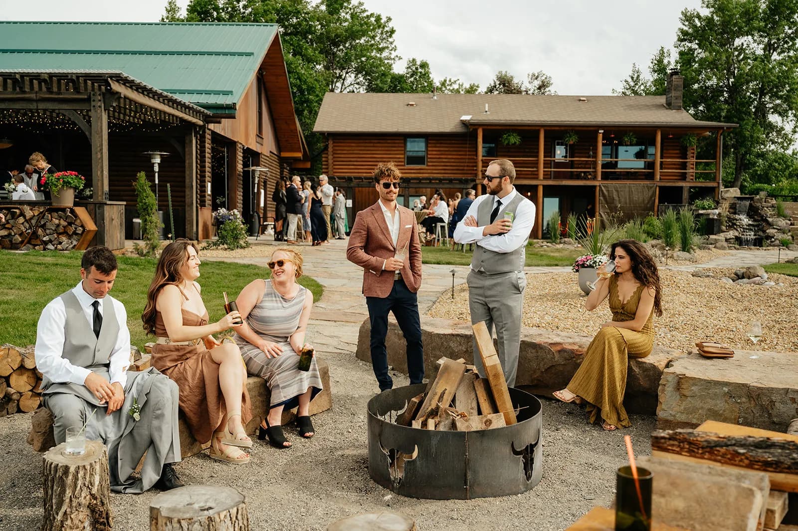 Big Vista Ranch set for a private corporate retreat in Montana near Bozeman